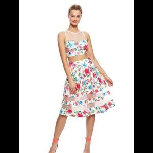 NWT Crop Top and Skirt set combo